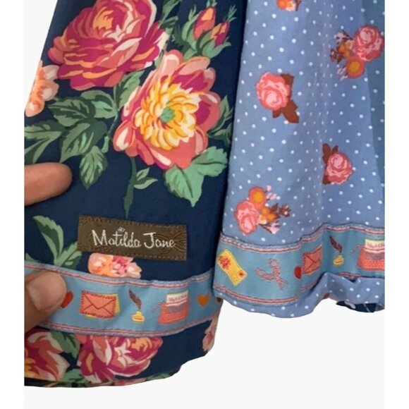 Matilda Jane Dreamcatcher Dress Size 4 Brilliant Daydream Comfort Floral Pullove - Picture 7 of 13